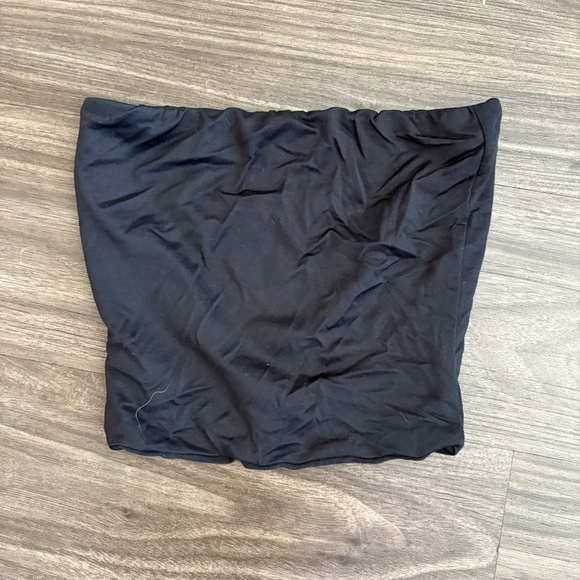 Windsor Effortless Energy Smoothing Strapless Crop Tube Top Black - Picture 8 of 8